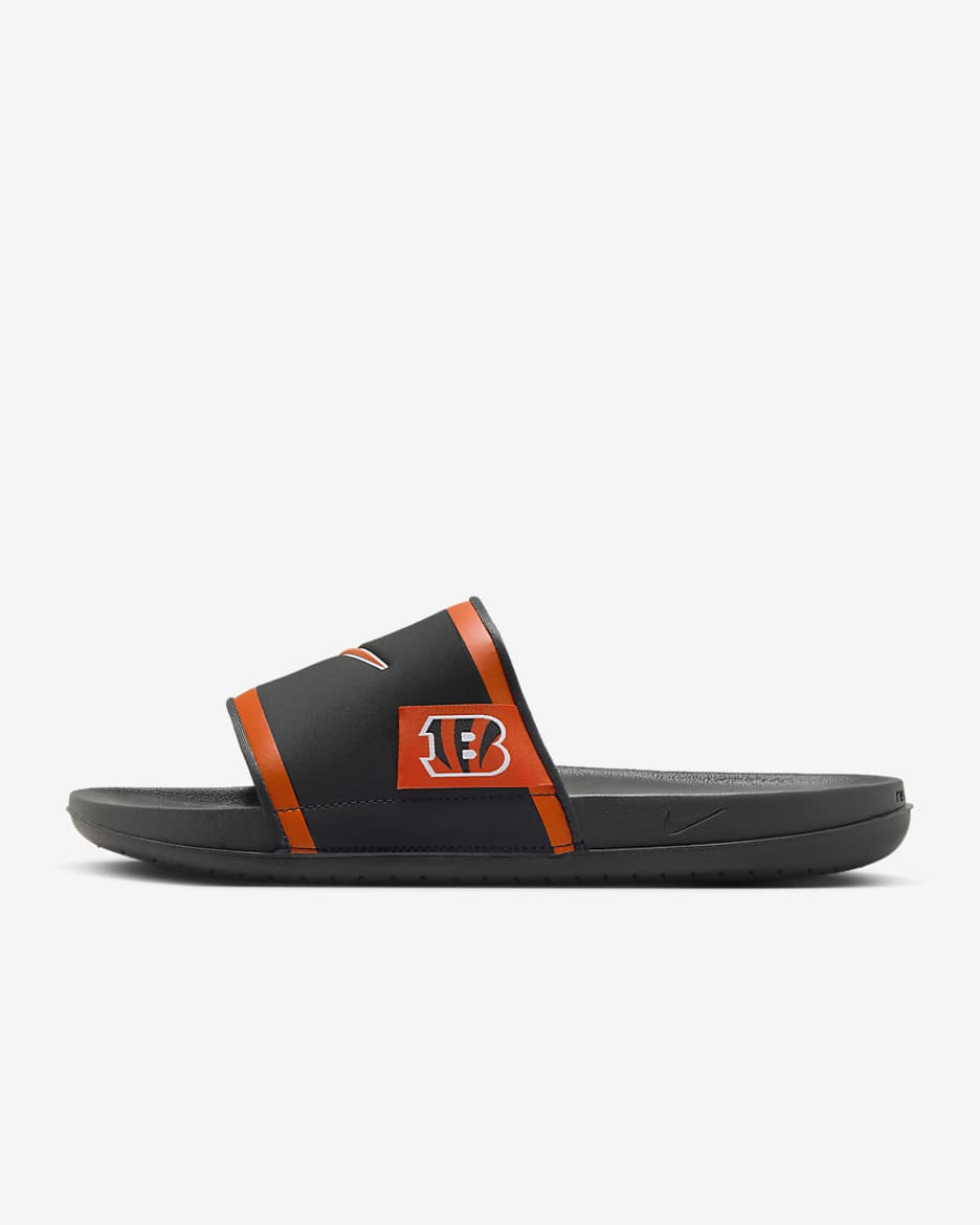 Nike Men s Cincinnati Bengals Offcourt Slide Sandals